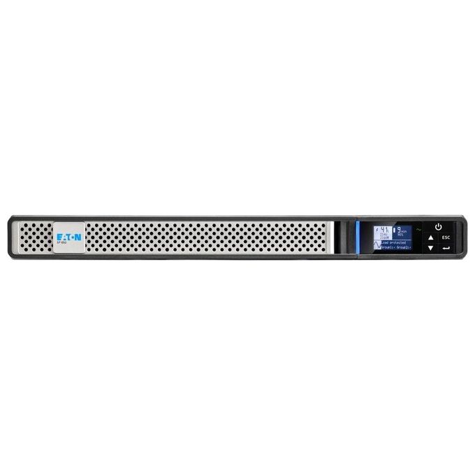Eaton 5P650IRNG2 5P Gen2 UPS Line Interactive 650 VA 520 W Montaggio Rack 1U con Scheda di Rete colore Nero Argento