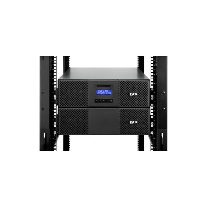 Eaton gruppo di continuita' UPS 9E11KIPMR 11 kVA 10000 W doppia conversione online rack 3U display LCD batteria VRLA nero