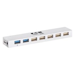 Tripp Lite U360-007C-2X3 Hub di Interfaccia USB 3.2 Gen 1 Micro-B 5000 Mbit/s Bianco