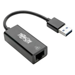 Tripp Lite USB 3.0 SuperSpeed to Gigabit Ethernet Adapter RJ45 10/100/1000 Mbps Adattatore di Rete USB 3.0 Gigabit Ethernet Nero