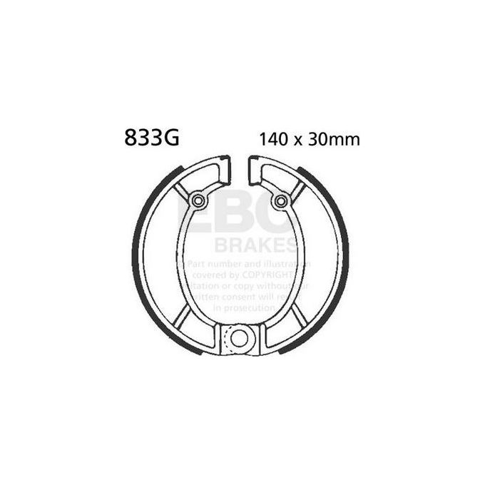 EBC 833G Ganasce 833G