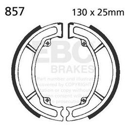 EBC 857 Ganasce Peugeot Elyseo 125/150 99-01