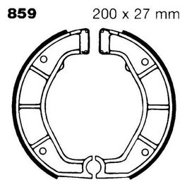 EBC 859 Ganasce Bmw R80/100 posteriore 