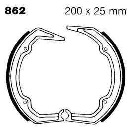 EBC 862 Ganasce Bmw R65 Ls 81-85 