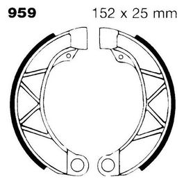 EBC 959 Ganasce Lambretta Dl 959