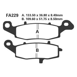 EPFA229HH Pastiglie Epfa Suzuki Sv 650 Ant Sx