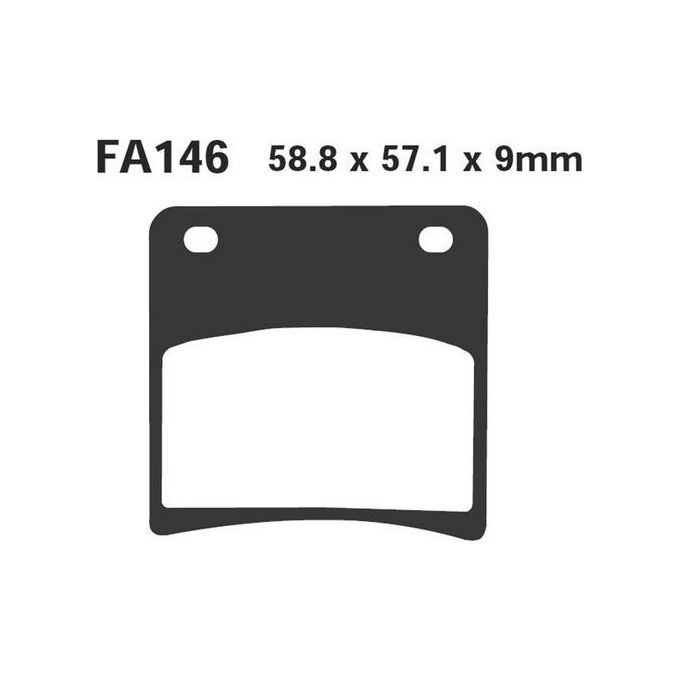 EBC FA146HH Pastiglie Hh Suzuki Gsx-F 600 750