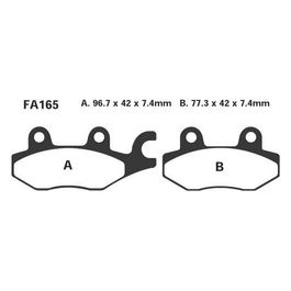 EBC FA165TT Pastiglie Kawasaki Atv-Suzuki Atv anteriore 