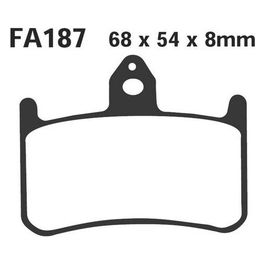 FA187 Pastiglie Honda Cb 900 Hornet anteriore 