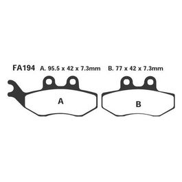 EBC FA194HH Pastiglie Hh Beta Alp 4.0 anteriore 