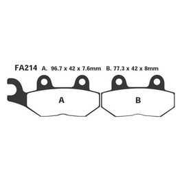 FA214 Pastiglie Triumph Tiger 900 anteriore Sx