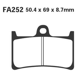 EBC FA252 Pastiglie Yamaha Yzf R6-R1 Fazer anteriore 