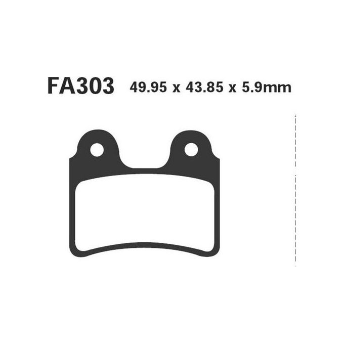 Ebc FA303TT Pastiglie Tt Beta Rev 3-Rrenduro 03-
