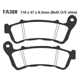 FA388 Pastiglie Honda Hornet 600 07- anteriore Abs-Xl V Transalp 700 08-