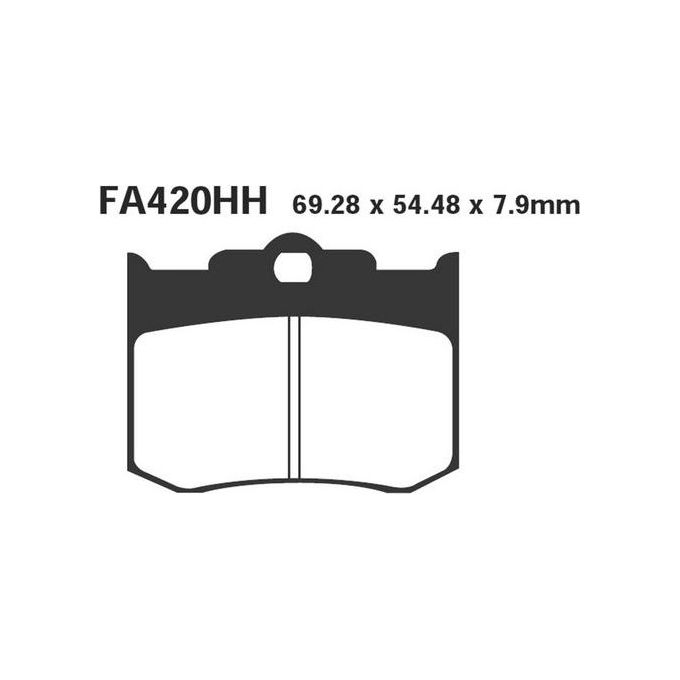 EBC FA420HH Pastiglie Hh Pinza Performance Mach. 137X4 06-
