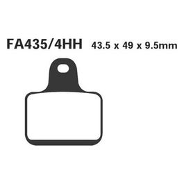 EBC FA435/4HH Pastiglie Hh Mv Augusta F4 1000 07-08 anteriore 