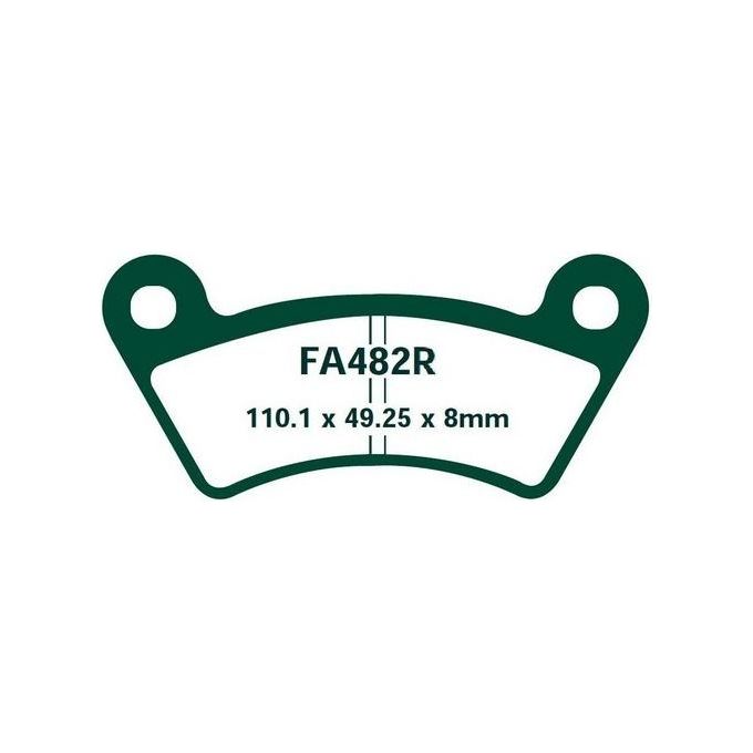 EBC FA482R Pastiglie R Keeway Gtx300 Post