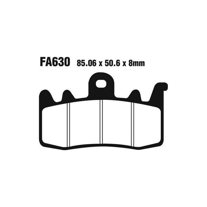 EBC FA630HH Pastiglie Hh Aprilia Caponord 1200 / Mv Agusta Rivale 800