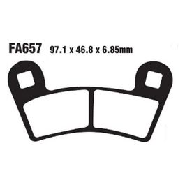 FA657R Pastiglie Tt Polaris 900 Rzr 