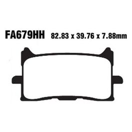 FA679HH Pastiglie Hh Honda Africa Twin 1000 16- anteriore 
