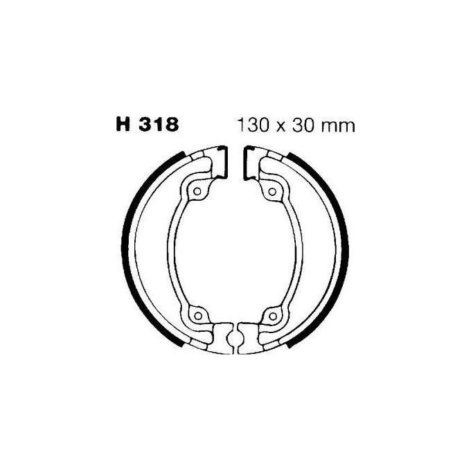 EBC H318 Ganasce Honda Xr500/600