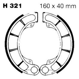 EBC H321 Ganasce Honda Vf750 