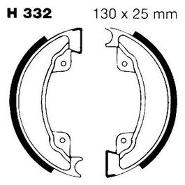 EBC H332 Ganasce Honda Xl500 R 