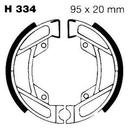 EBC H334 Ganasce Honda Pxr 50 