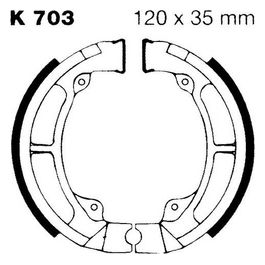 EBC K703 Ganasce Kawasaki Kl250 