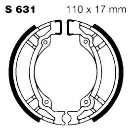 EBC S631 Ganasce Suzuki Cp50 C 