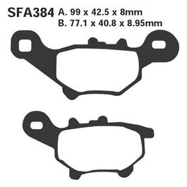 EBC SFA384 Pastiglie Sfa Yamaha Jog 50 03 