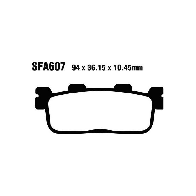 EBC SFA607 Pastiglie Kymco People 300 Gti /Xciting 250/300 posteriore