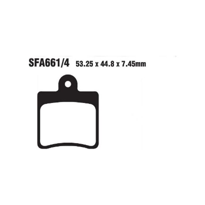 EBC SFAC661/4 Set pastiglie Sfac Daelim B-Bone 09 -14
