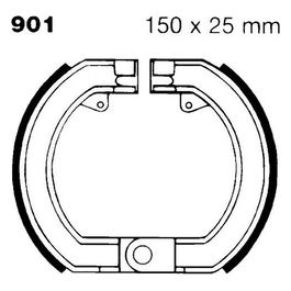 EBC V901 Ganasce Piaggio Vespa 125 Gtr 150 Sprint Veloce 74-