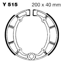 EBC Y515 Ganasce Yamaha Xv535 Virago 