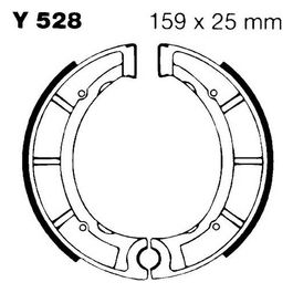 EBC Y528 Ganasce Yamaha Yfm 250 Anteriore/Posteriore