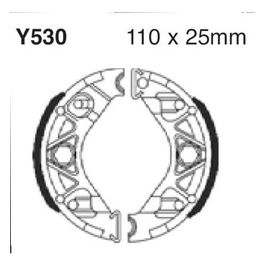EBC Y530 Ganasce Yamaha Bws 50 Cv 50Jog 