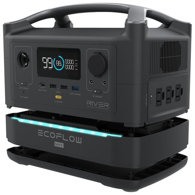 EcoFlow RIVER 600 MAX Lithium Power Station 576Wh