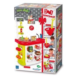 100% Chef Super Market 3-in-1 con Carrello e Registratore di Cassa