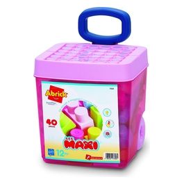 Abrick Les Maxi Trolley Rosa 40 Pezzi