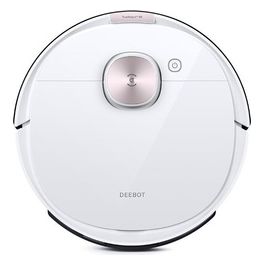 Deebot OZMO T8 Robot Aspirapolvere e Lavapavimenti 2 in 1 Autonomia 175 minuti Capacita' 0,42 Litri Navigazione intelligente Controllo tramite App Bianco