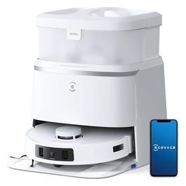 Deebot T30 Pro Omni Robot Aspirapolvere Lavapavimenti con Mini Stazione Pulizia dei Bordi TruEdge Antigroviglio ZeroTangle