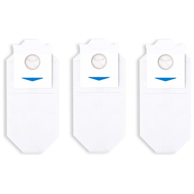 Ecovacs Sacchetti per Robot Aspirapolvere N30 PRO OMNI - 3 Pezzi, Blu e Bianco