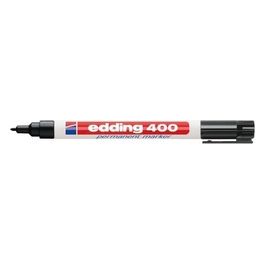 Edding 4-400001 Marcatore Permanente 400 Punta Conica 1mm Nero