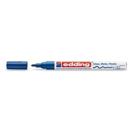 Edding 4-751003 Marcatore a Vernice 751 Punta Conica 1-2mm Blu