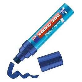 Confezione 10 Marcatori Flipchart Base Acqua Blu