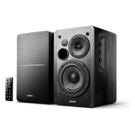 R1280DB Coppia Diffusori da Scaffale Azionati Via Bluetooth 42W Nero