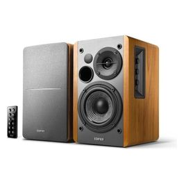 R1280DB Coppia Diffusori da Scaffale Azionati Via Bluetooth 42W Legno
