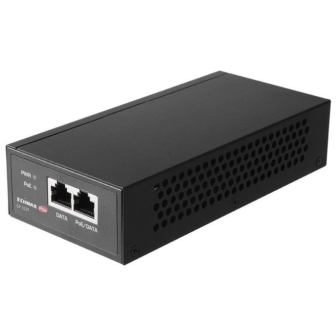 Edimax GP-102IT Adattatore Poe e Iniettore 10 Gigabit Ethernet 100 Gigabit Ethernet