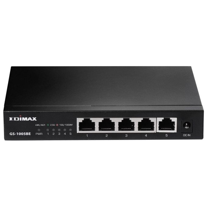 Edimax GS-1005BE Switch di Rete Non Gestito L2 Gigabit Ethernet 10/100/1000 Nero